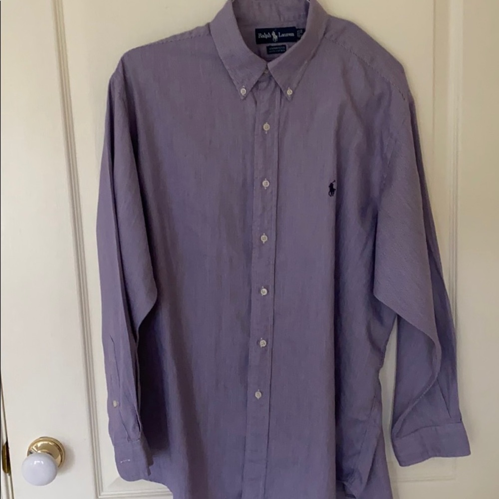 Ralph Lauren Men's Purple Shirt